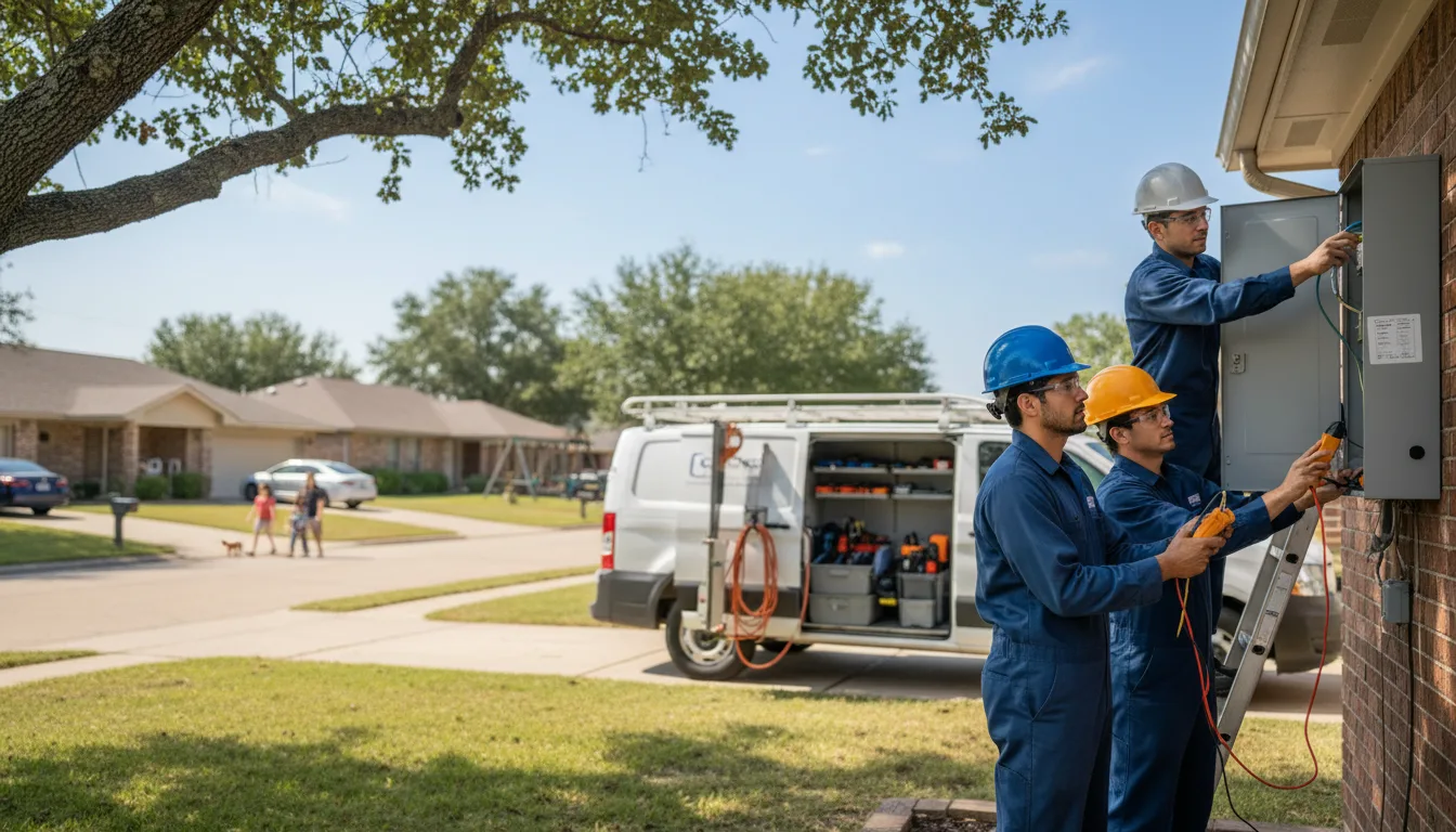 Certified electrician providing emergency electrical services in Sallis, MS